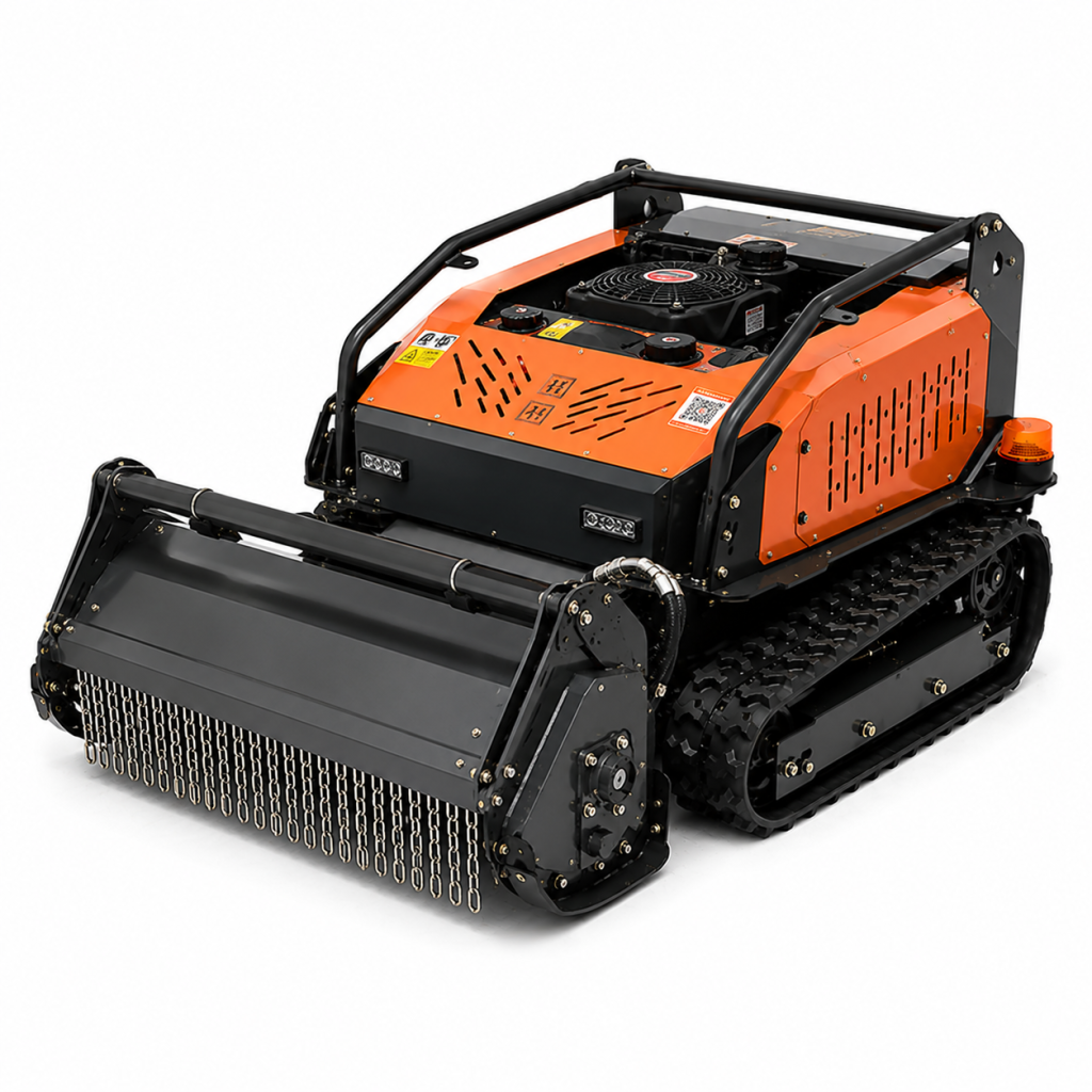 RCM-Mini 360 Remote Lawn Mower for slopes orchards and vegetation management